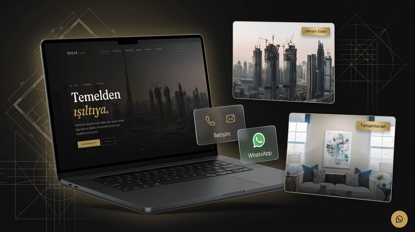 İnşaat & Gayrimenkul Web Sitesi