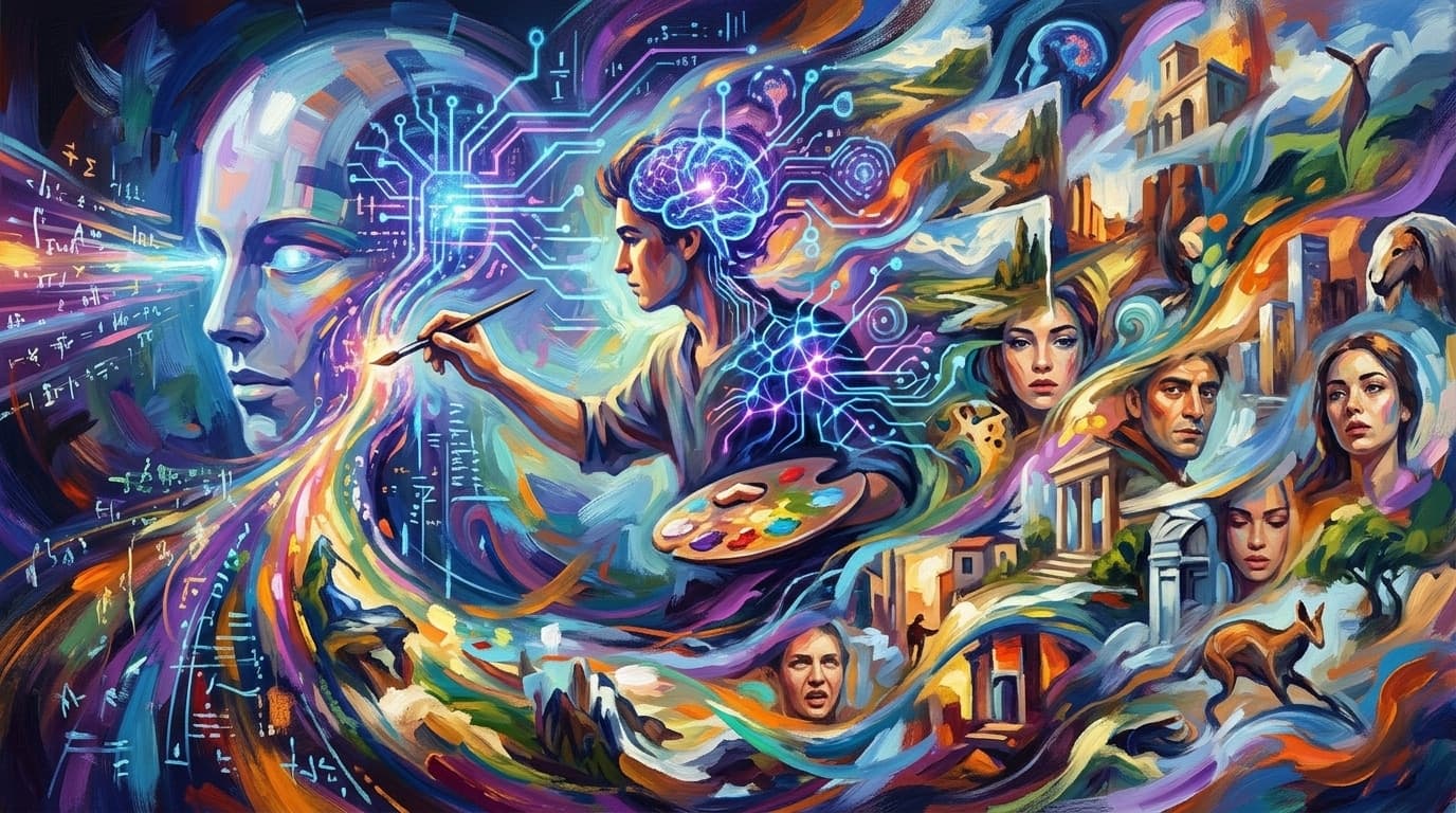 Illustration for blog section about: ai visual generation, image 2