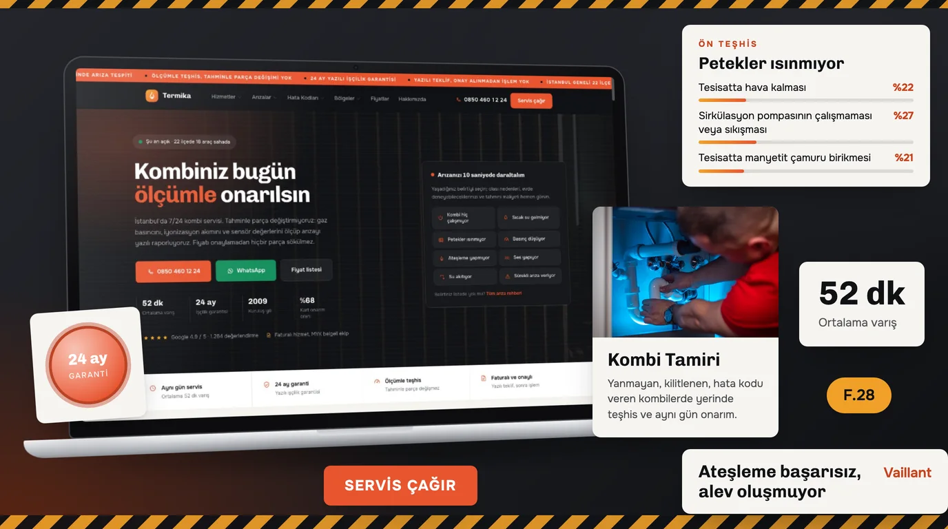 Kombi Servisi Web Sitesi