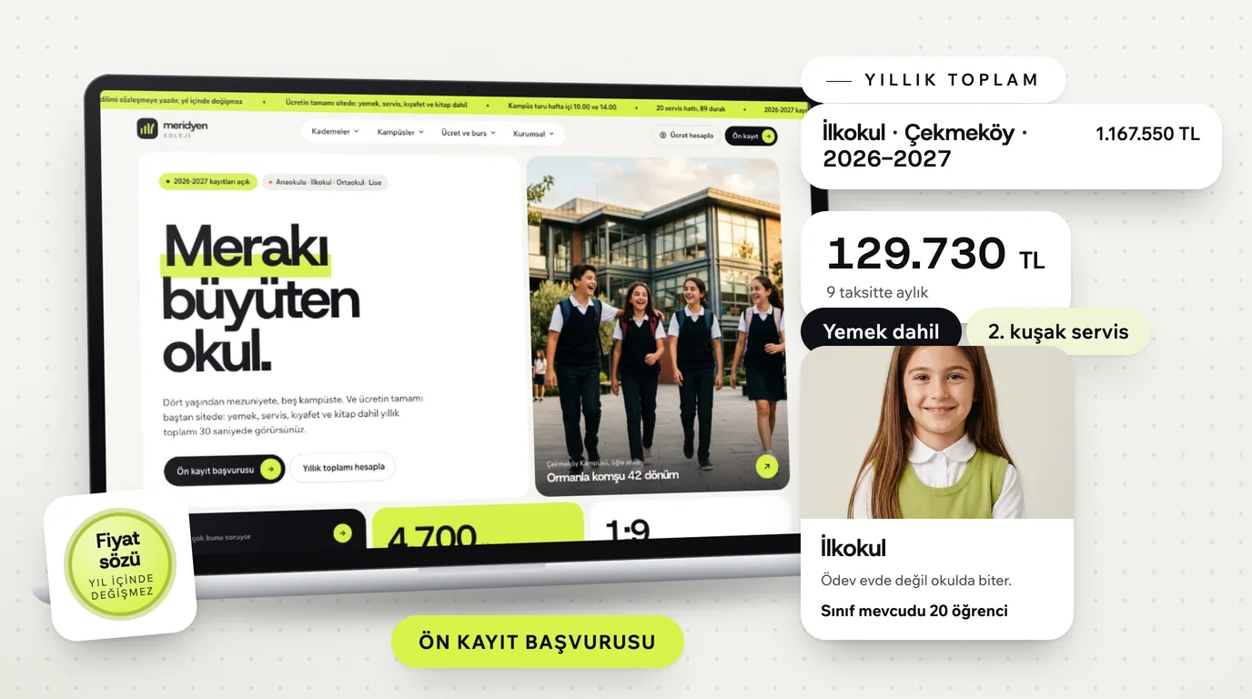Özel Okul ve Kolej Web Sitesi